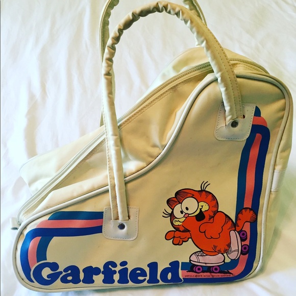 Handbags - Vintage Garfield Roller Skates Bag Tote 1978